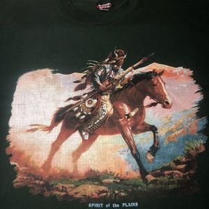 Vintage “Spirit of the Plains” Single Stitch Sz L